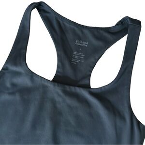 Girlfriend Collective midnight Paloma racer back bra small S crop top cami